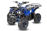 Nitro Motors Eco 1000W Toronto 7' 48V 20A ATV Bike Elektro Kinderquad Quad (Blau)