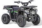 KXD M4 6' 49ccm Quad Mini ATV Miniquad Benzinmotor Kinderquad Kinder Enduro Pocketquad Sportquad Jugendliche Freizeitfahrzeuge kid Erwachsene Funsport grün